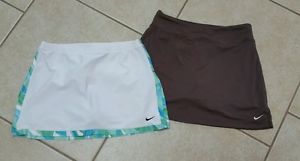 Lot of 2 Women's Nike Dri-Fit Tennis Running Skirt/Skort/Shorts SZ S/XS