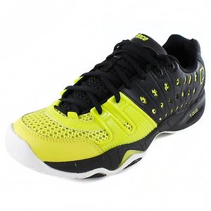 Prince Men's T22 Tennis Shoe Black/Electric Green 7.5