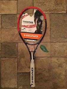 NEW HEAD PRESTIGE REV PRO 16x19 STRING PATTERN - 4 3/8 Grip