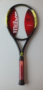 WILSON K FACTOR Pro Team Arophite Black 100 4.5'' Grip New With Tags