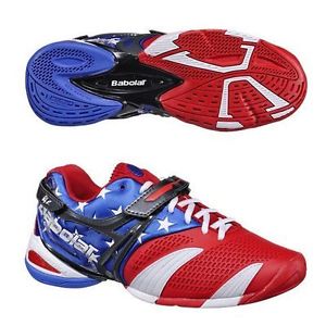 BABOLAT PROPULSE 3 STARS & STRIPES RED WHITE BLUE TENNIS SHOES 11.5 FREE SHIP