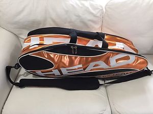 Head Tour Team Tennis Travel Bag Black/White/Orange CCT Style 3001