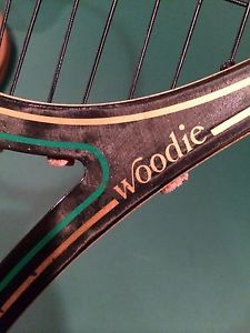 Rare Prince Woodie Graphite Wood Tennis Racket & Case Racquet