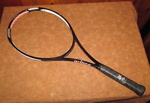 PRINCE 03 WHITE MARIA SHARAPOVA UNSTRUNG CARBON TENNIS RACQUET FRAME - SIGNED