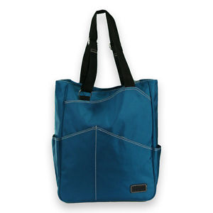 Maggie Mather Teal Tennis Tote E