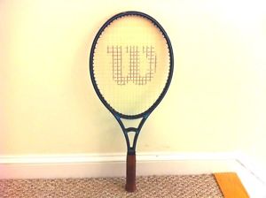 WILSON Sting Large Head Graphite Tennis Racket w/ Case 4 5/8 Excellent Condition