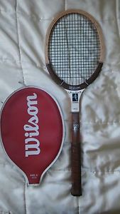WILSON CHRIS EVERT AUTOGRAPH WOOD TENNIS RACQUET FOR COLLECTORS