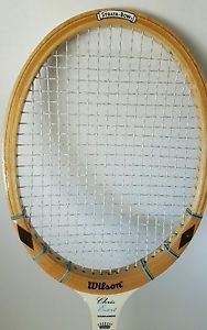 Vintage Wilson Chris Evert Chris Wooden Tennis Racket