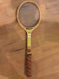 VINTAGE CHRIS EVERT 1970s WILSON MISS MODEL RETRO WOODEN TENNIS RACQUET RACKET
