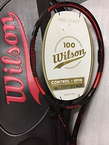 Wilson Pro Staff 95 100 Year Anniversary Tennis Racquet with Bag 4 3/8
