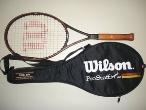 WILSON PRO STAFF 6.0 ORIGINAL MIDPLUS 95 TENNIS RACQUET 4 1/4 (NEW STRINGS)