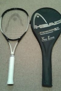 Head Fusion XL Graphite Technology Racquet,w/Original Racquet Cover,Grip 4-1/2"