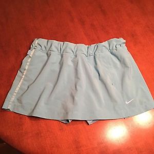Nike Women's Athlete Fit-Dry Trend Woven Tennis Skorts Skirt Size M (8-10) Blue