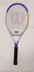 WILSON IMPACT TITANIUM POWER BRIDGE TENNIS RACQUET, GRIP  L4 4 1/2
