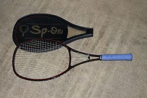 Sp.in g-100 Rare vintage tennis racquet with case grip 2 4 1/4 less tennis elbow