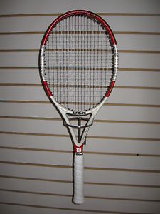 Wilson six one 95 18 x 20 tennis racquet used