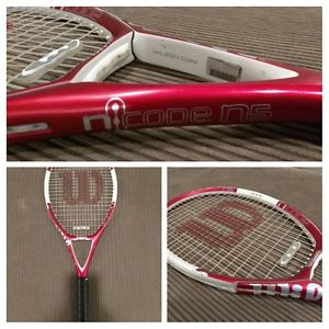 Wilson Ncode N5 Tennis Racquet 4 5/8 grip good condition!