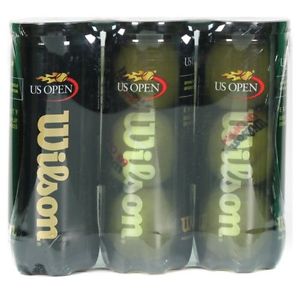 3 Cans of Wilson US Open Extra Duty Tennis Balls (9 Balls Total)