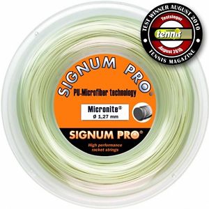 Signum Pro Micronite 200m Carrete Cuerdas De Tenis Ganadora De Pruebas