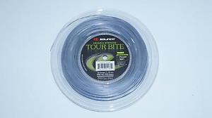 NEU Solinco Tour Bite Papel de la cadena 200m Tenis 1.10mm plata tanga reel new