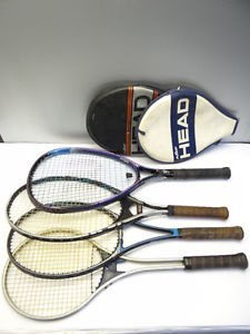 Vintage Wilson Sledge Hammer 3.8 100in Head Pro Kennex Silver Ace Tennis Rackets