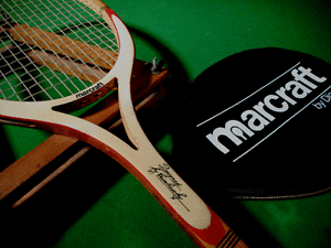 vintage MARCRAFT BY: DIADAL   THE PRESIDENT 1970's TENNIS RACKET made in CANADA