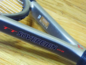 Prince Triple Threat Sovereign Super Oversize NEW STRING 1300pl Racket EXCELLENT image 1