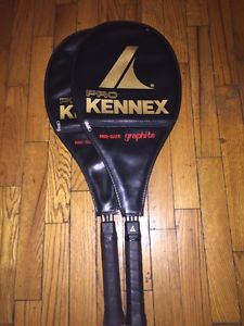 Pro Kennex Bronze Ace Tennis Racket Set (2) Mid-Size Graphite