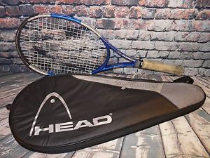 Head  LIQUIDMETAL 4 Tennis Racquet S4 in Blue with Head Carrying Case