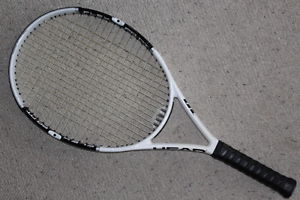 Head Flexpoint 10 (S10) Tennis Racket Strung 4-3/8" new replacement grip, Nice
