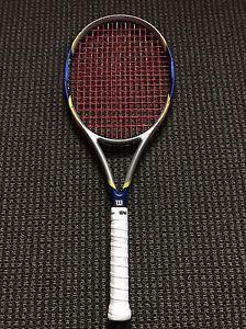 Wilson Pro Staff Extreme STRUNG-4 1/8 Tennis racquet 95in. Hyper- Carbon