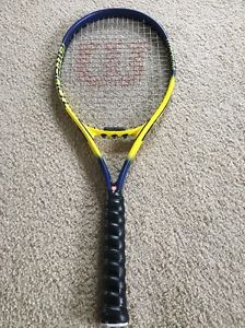 Wilson Tour 110 Titanium Tennis Racket L4 With 4 1/2 Grip
