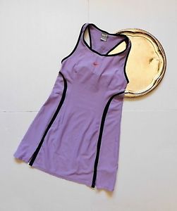 Nike Fit Dry Women's Athletic Shelf Bra Purple  Tennis Dress Size S
