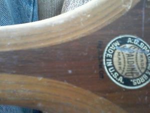 Spalding "The Greenwood"  Antique Tennis Racquet - pat JANUARY 3, 1905