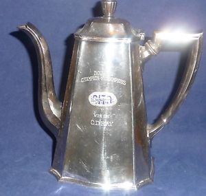 Antique Tennis Trophy 1932 - Gorman Silver Plate