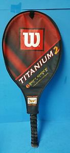 WILSON TITANIUM SOFT SHOCK  Tennis Racquet  - 4 3/8" Grip