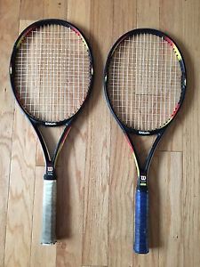 Wilson Pro Staff Classic 6.1 Tennis Racquets ($90 for both)