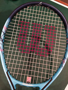 Wilson blue Titanium Care Tennis Racket -