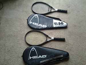 2 Head Ti.S6 Light Weight Titanium Tennis Racquet racket w Carrying Case
