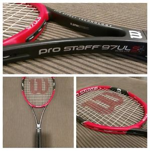 Wilson Pro Staff 97 ULS Ultra Lite Spin 4 3/8 tennis racket, two available!