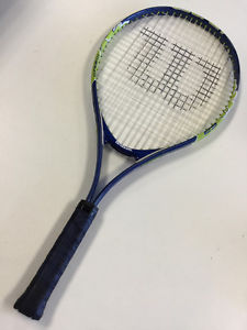 Wilson US Open Blue/Green 3 7/8" Used Tennis Racquet
