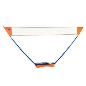 FILET DE BADMINTON EASY SET 3M - BLEU / ORANGE - ARTENGO + 2 raquettes *NEUF*