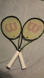 2 wilson blade 98 18x20 43/8** New Racquets