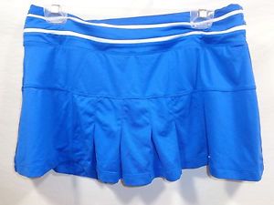 Nike SMASH PLEAT Tennis Skirt Skort 425938-419 Blue Large