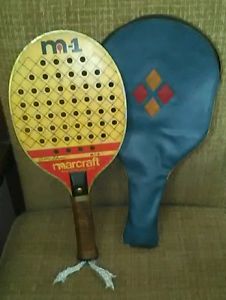 marcraft m-1 Bobby Schwarz M-1-A  Paddleball Paddle w case