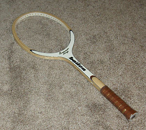 Vintage New Old Stock BADEN WOODEN Tennis Racket