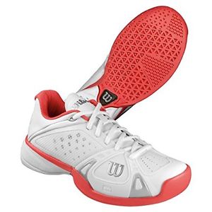 BRAND NEW Womens WILSON Rush Pro Tennis Shoes White Cherry Sz 9.5