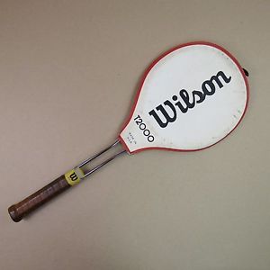 Vintage Wilson T2000 Tennis Racket with Cover
