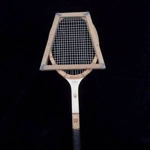 Wilson Jack Kramer Autograph Tennis Racket Wooden w/ Wood Press 6.5 grip 13.8oz