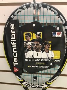 TECNIFIBRE T-FLASH 285 VSD tennis racquet racket - 4 3/8 - Strung W Hybrid
